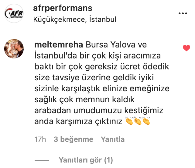 Müşteri Yorumu 18 Ekran Görüntüsü